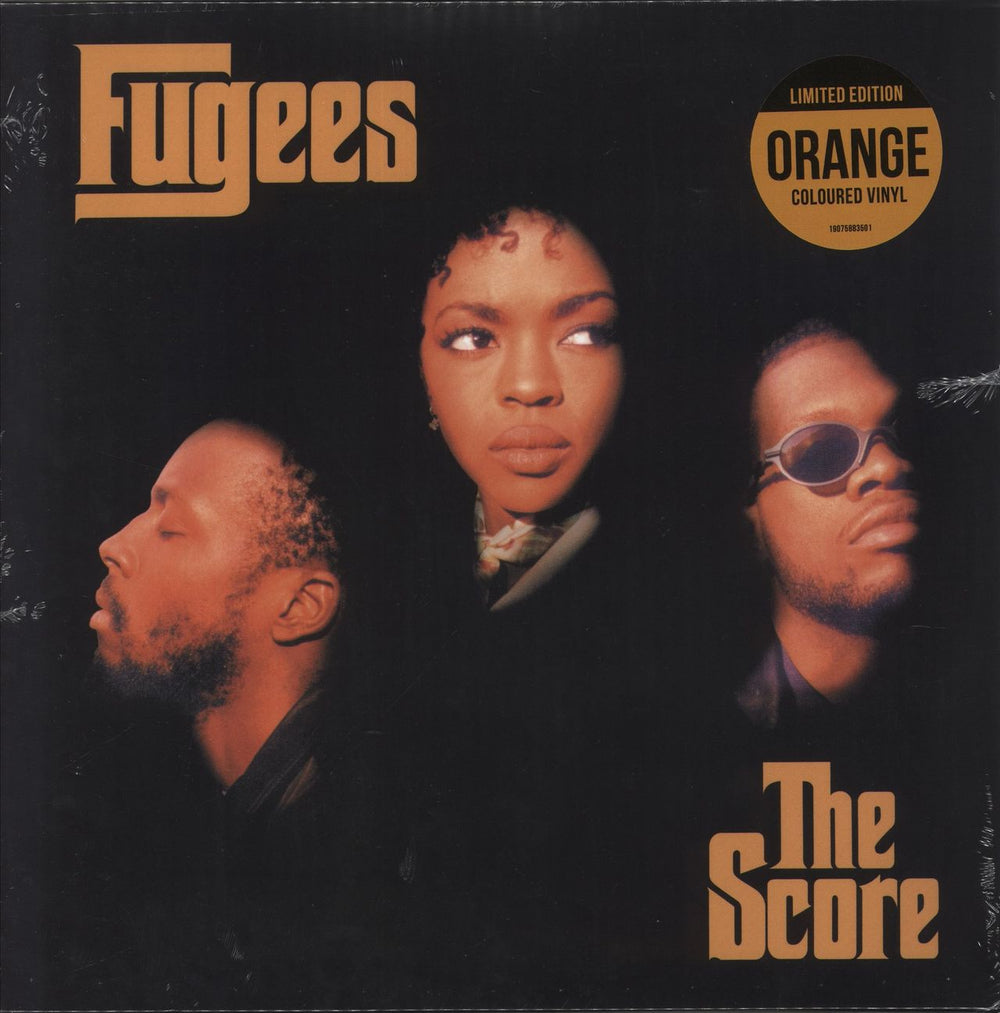 Fugees The Score - Orange Vinyl UK 2-LP vinyl record set (Double LP Album) 19075883501