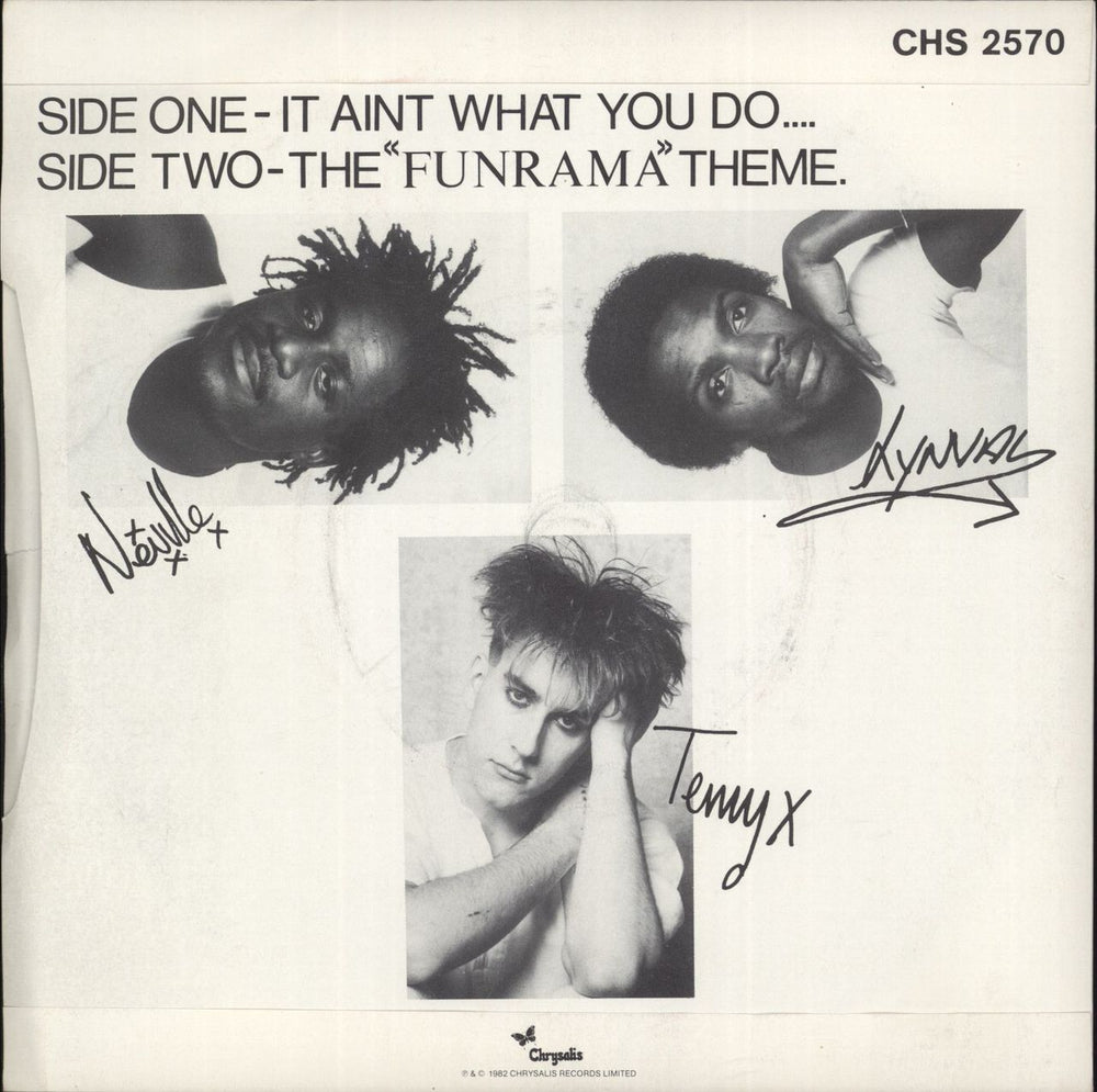 Fun Boy Three It Aint What You Do - P/S UK 7" vinyl single (7 inch record / 45)