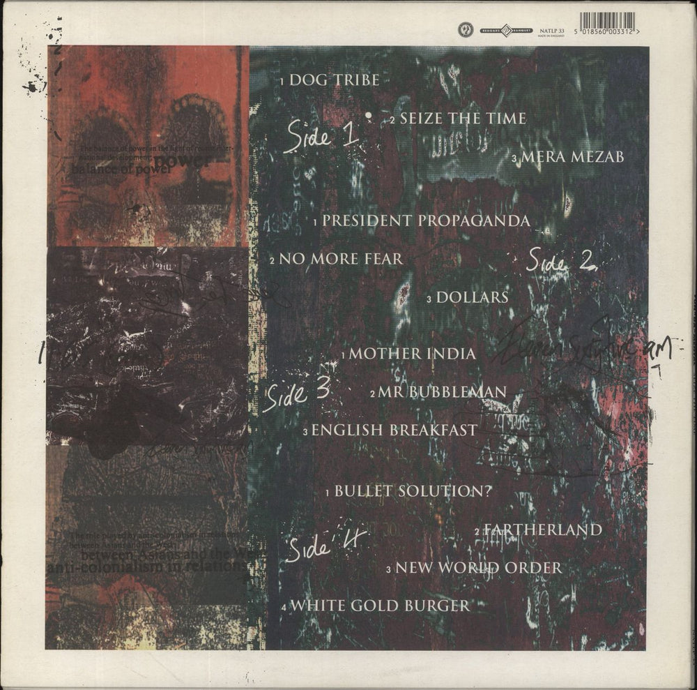 Fun-Da-Mental Seize The Time UK 2-LP vinyl record set (Double LP Album) 5018560003312