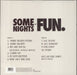 Fun. Some Nights - Silver Vinyl UK vinyl LP album (LP record)