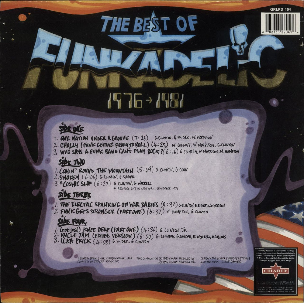 Funkadelic The Best Of Funkadelic 1976-1981 US 2-LP vinyl record set (Double LP Album) 082333220416