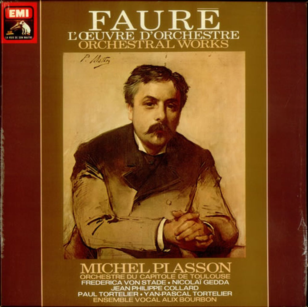 Gabriel Fauré L'Oeuvre D'Orchestre French Vinyl Box Set SLS5219