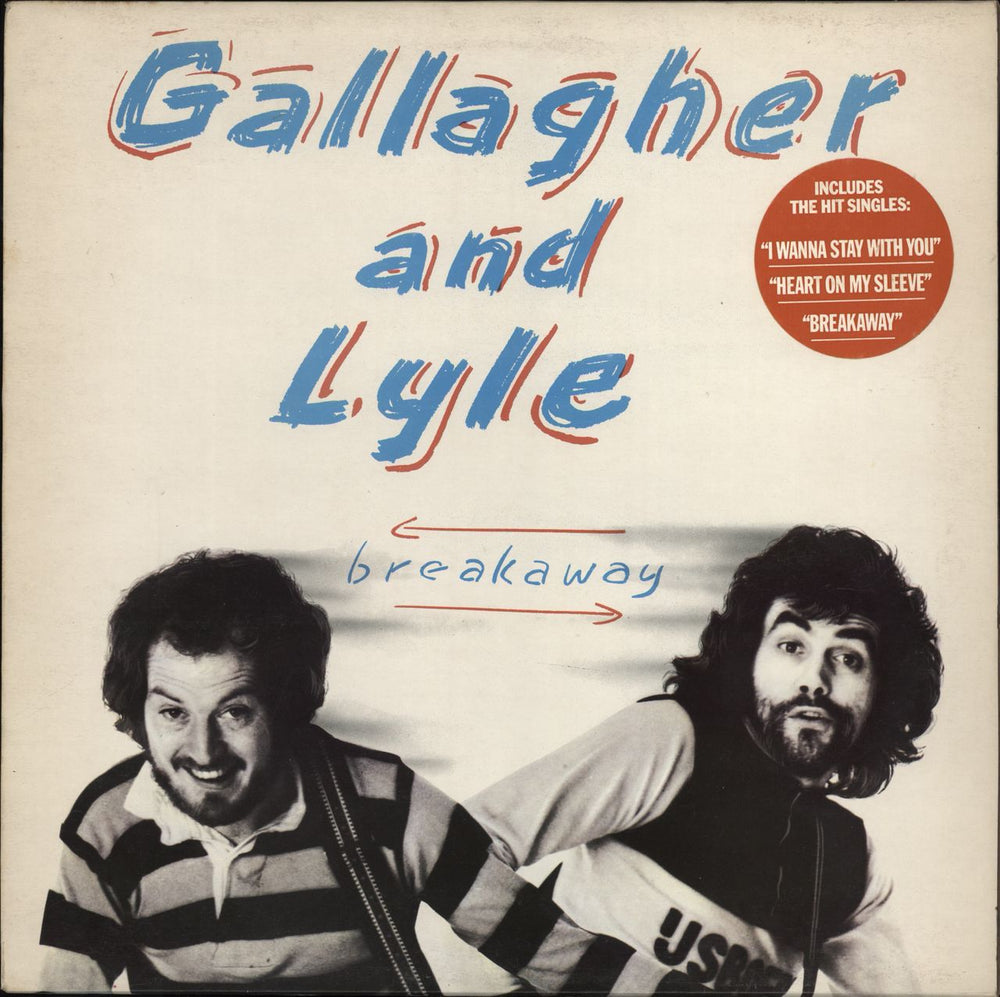 Gallagher And Lyle Breakaway + insert - Hype Stickered Sleeve UK vinyl LP album (LP record) AMLH68348