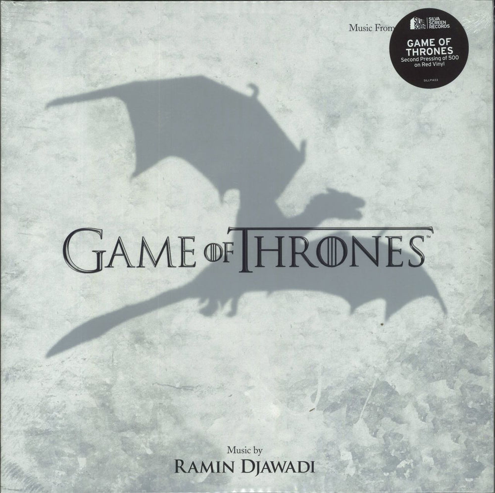 Game Of Thrones Game Of Thrones [Season 3]  - Red Vinyl - Sealed UK 2-LP vinyl record set (Double LP Album) SILLP1433