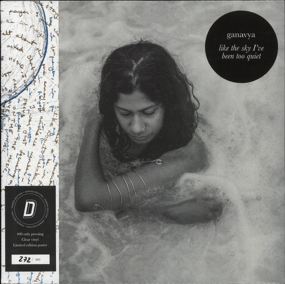 Ganavya Like The Sky I've Been Too Quiet: Dinked Edition - Clear Vinyl + Numbered - Sealed UK 2-LP vinyl record set (Double LP Album) 74Q2LLI846377