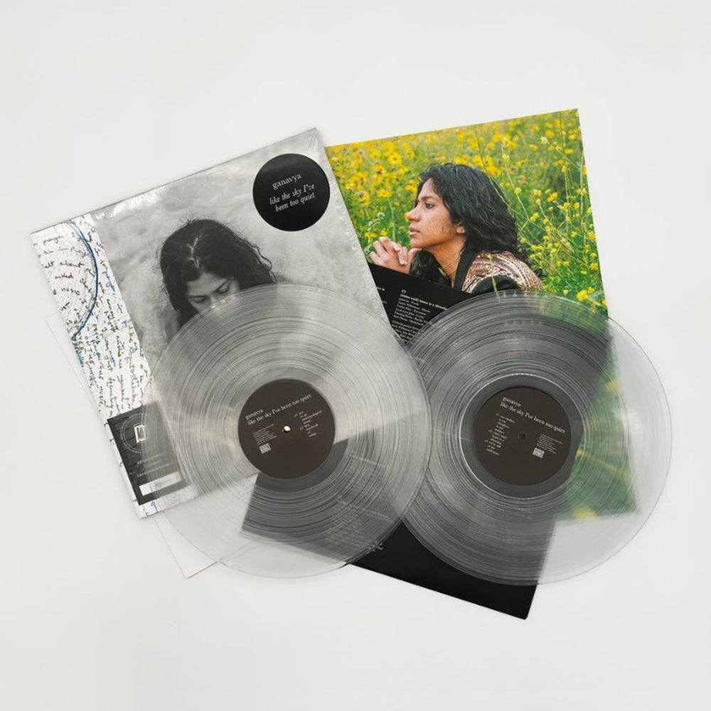 Ganavya Like The Sky I've Been Too Quiet: Dinked Edition - Clear Vinyl + Numbered - Sealed UK 2-LP vinyl record set (Double LP Album) NRR0008LPDINKED