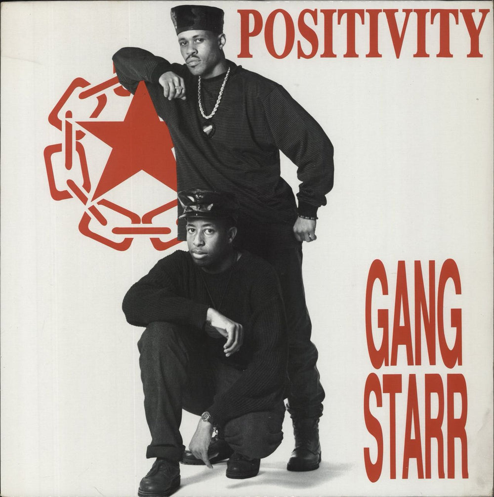 Gang Starr Positivity US 12" vinyl single (12 inch record / Maxi-single) WP1016