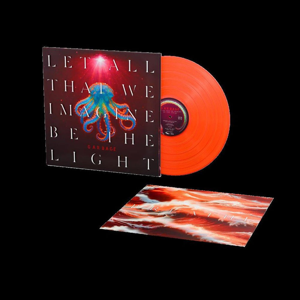 Garbage Let All That We Imagine Be The Light - Neon Orange Vinyl - Sealed UK vinyl LP album (LP record) 964145501