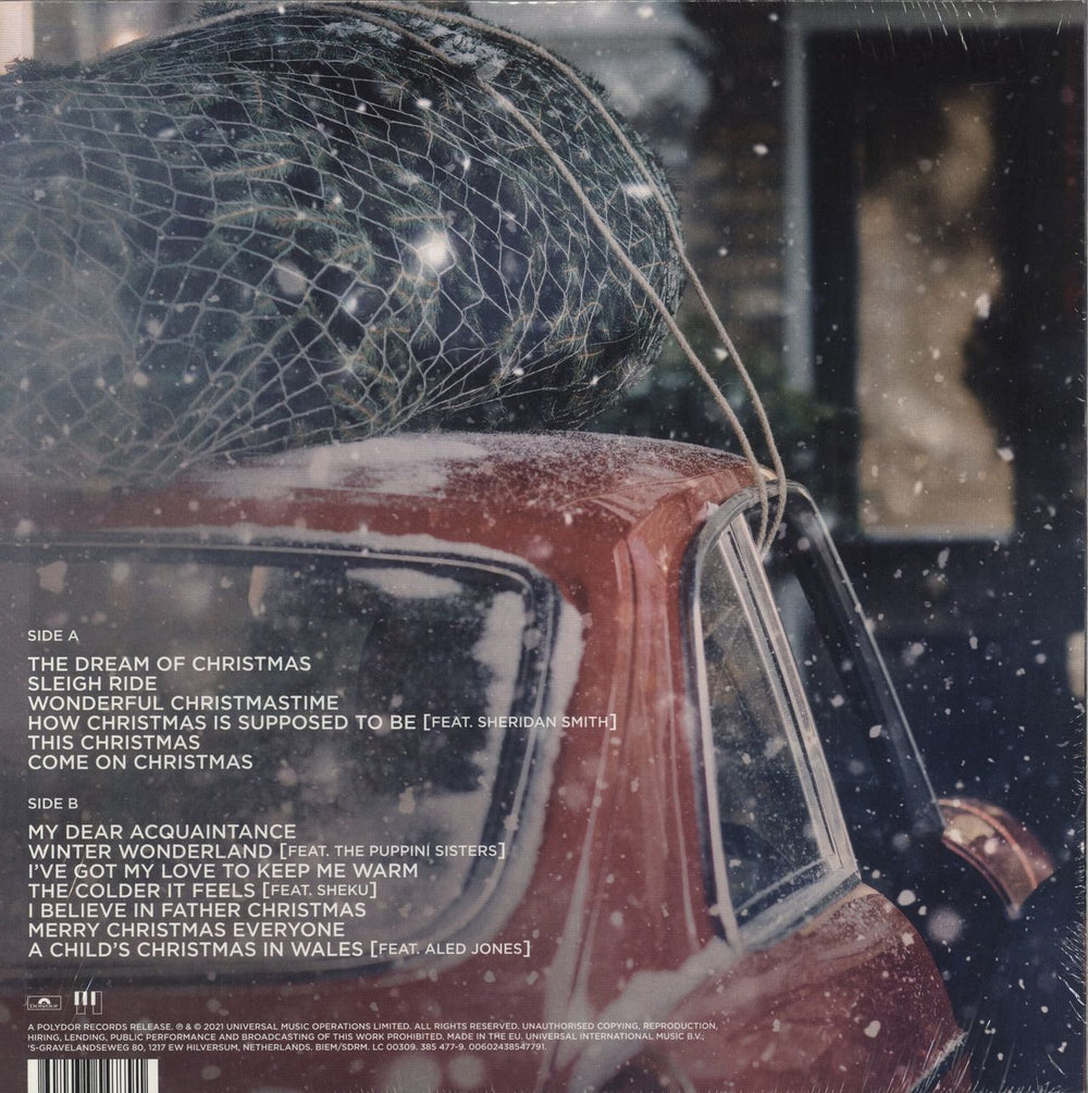 Gary Barlow The Dream Of Christmas - White Vinyl UK vinyl LP album (LP record) 602438547791