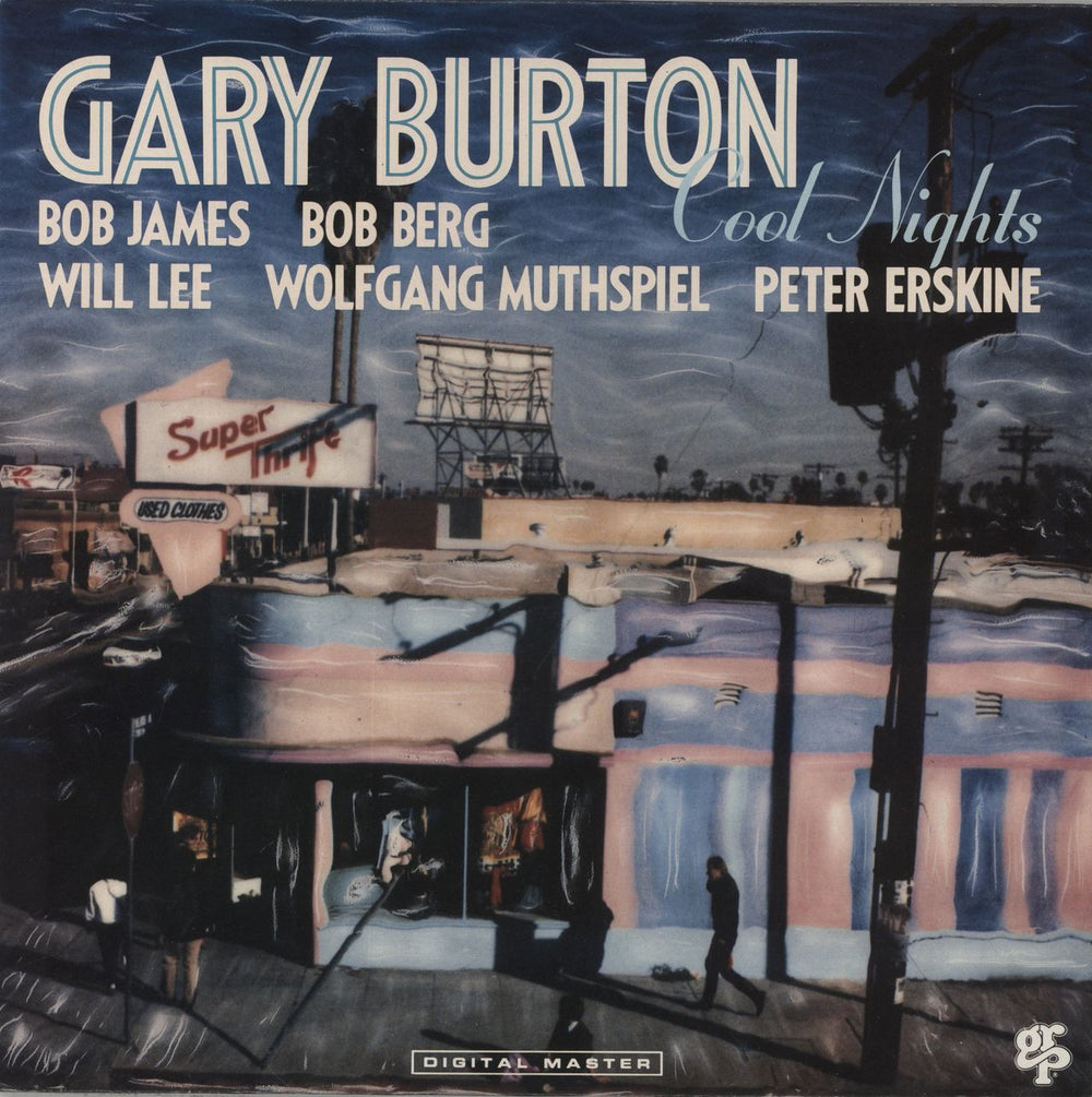 Gary Burton Cool Nights Swiss vinyl LP album (LP record) GRP-9643-1