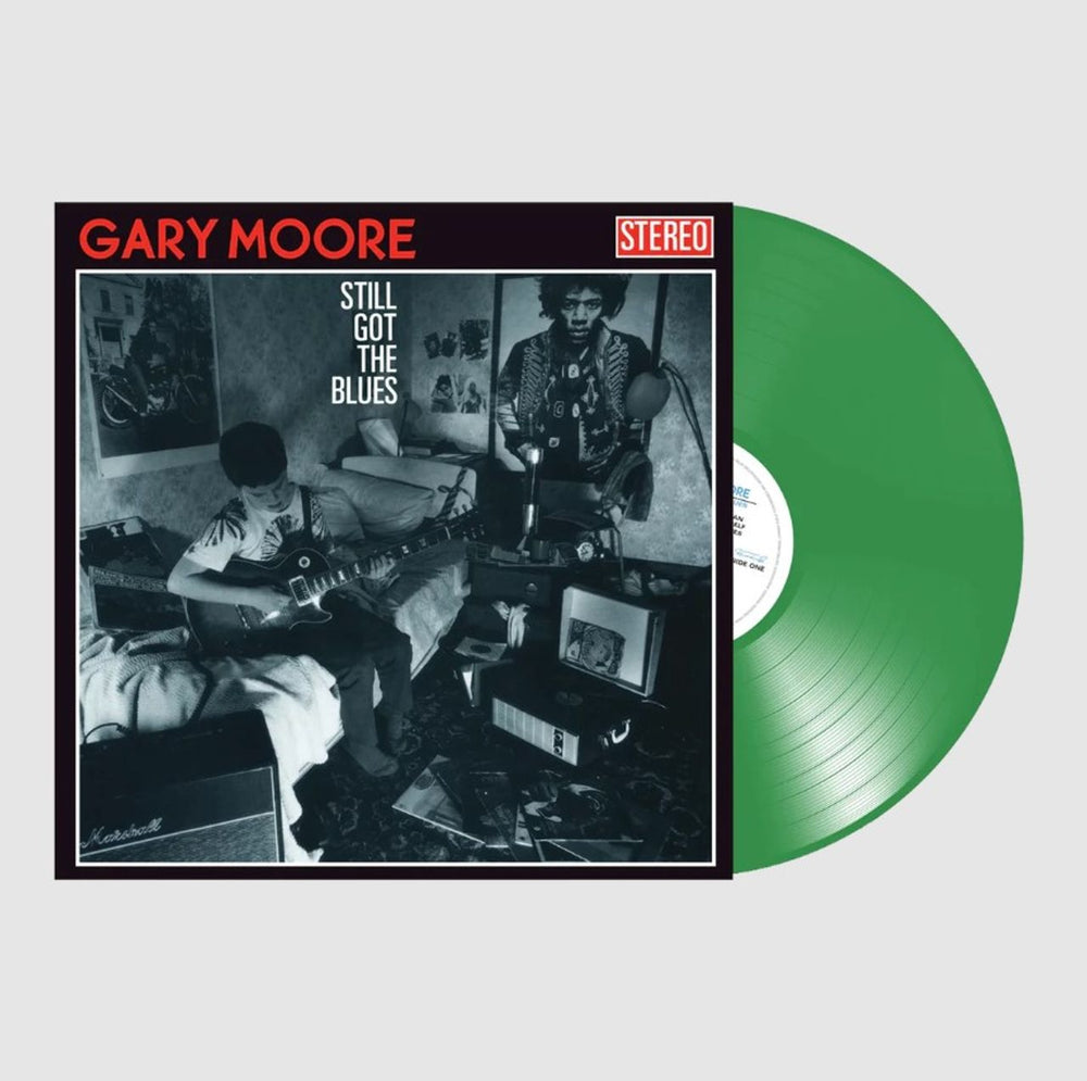 Gary Moore Still Got The Blues - Green Vinyl - Sealed UK vinyl LP album (LP record) MOOLPST824184