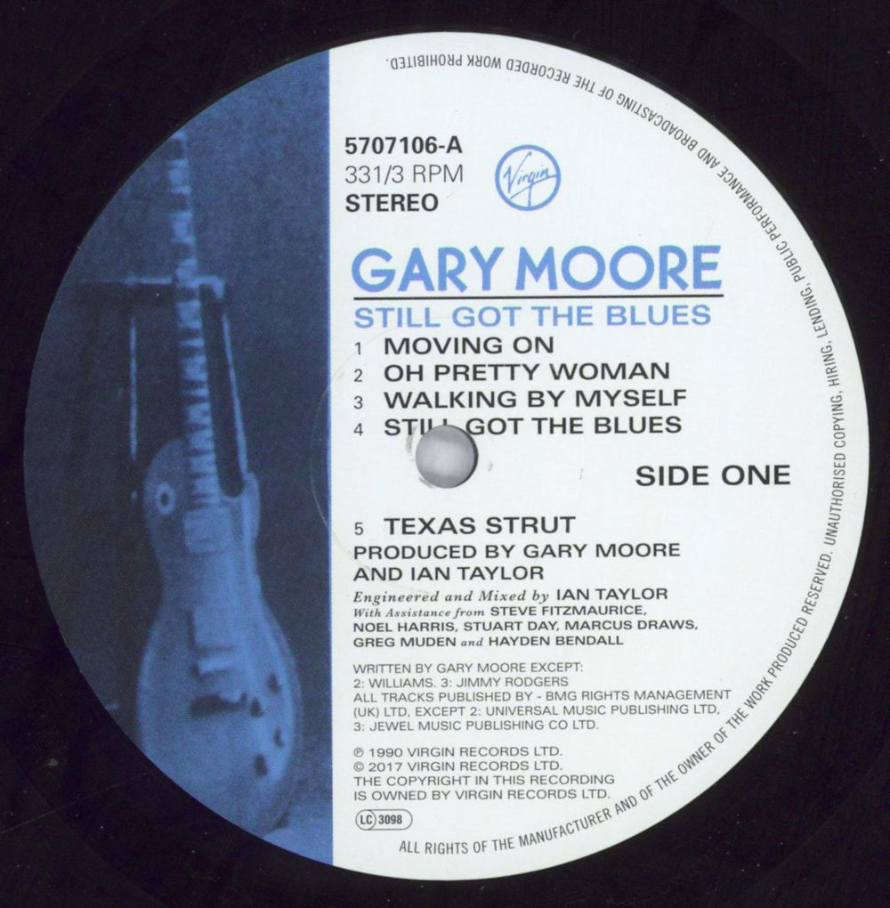 Gary Moore Still Got The Blues UK vinyl LP album (LP record) MOOLPST819208