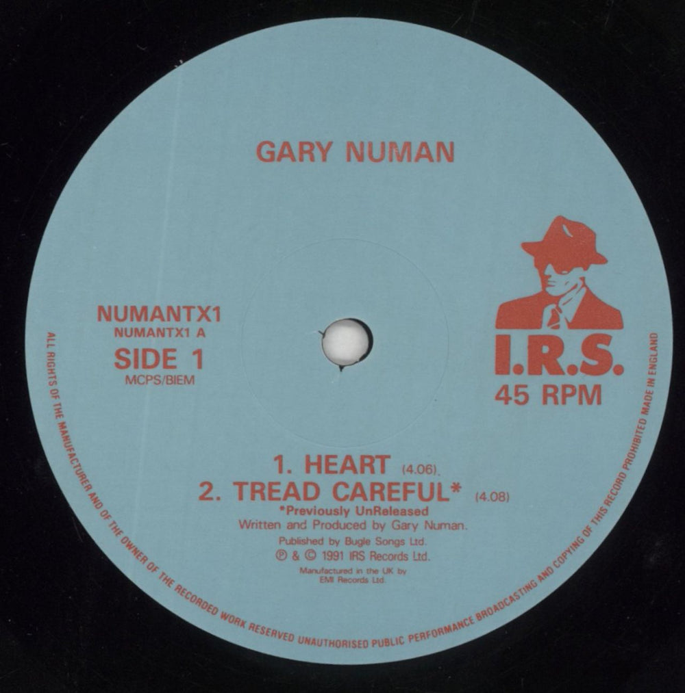 Gary Numan Heart UK 12" vinyl single (12 inch record / Maxi-single) NUM12HE18265