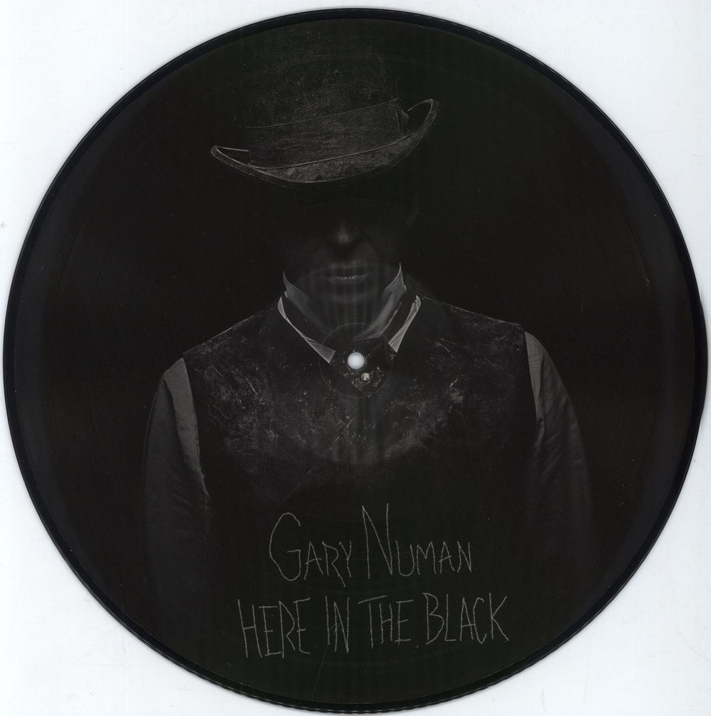 Gary Numan Here In The Black: Live At Hollywood Forever Cemetery UK picture disc LP (vinyl picture disc album) NUMPDHE792950