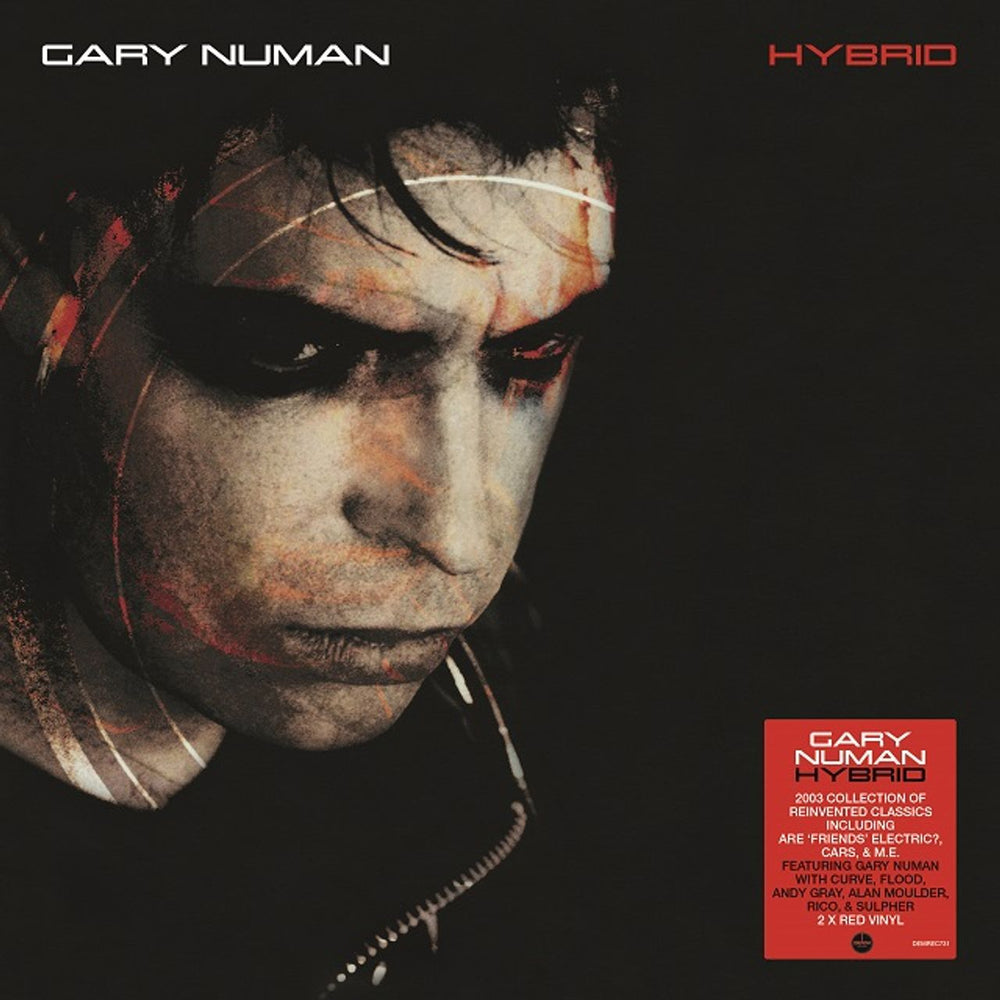 Gary Numan Hybrid - 140 Gram Red Vinyl - Sealed UK 2-LP vinyl record set (Double LP Album) DEMREC731