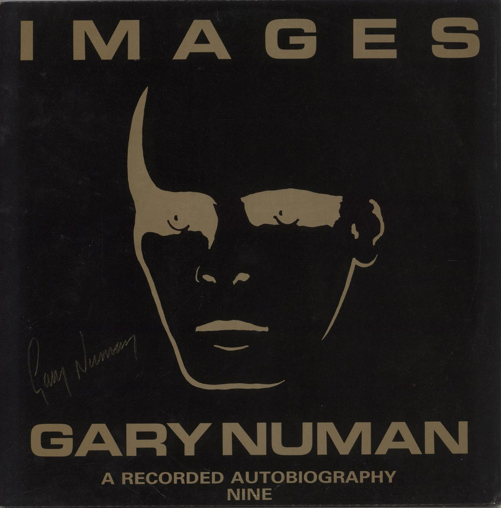 Gary Numan Images Nine / Ten - Autographed UK 2-LP vinyl record set (Double LP Album) GNFCDA5