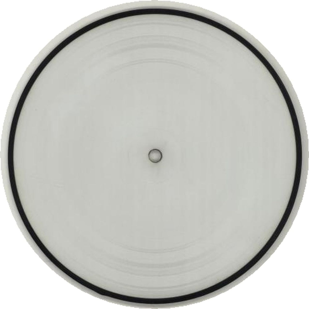 Gary Numan In A Dark Place - White Test Pressing UK 7" vinyl picture disc (7 inch picture disc single) MORTALVS001