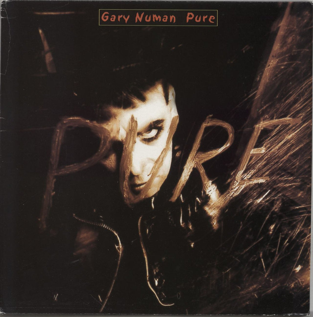 Gary Numan Pure + 7" - Red US vinyl LP album (LP record) OTBLP1