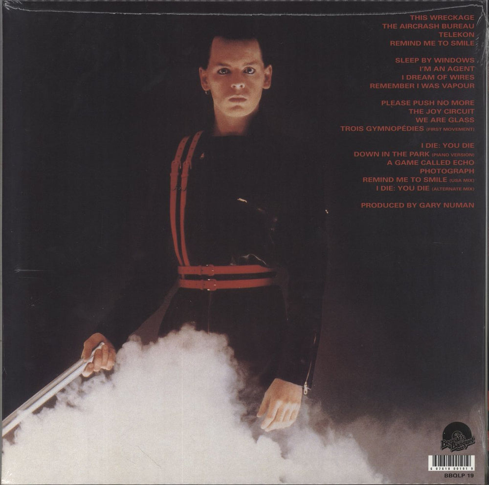 Gary Numan Telekon - Black Vinyl UK 2-LP vinyl record set (Double LP Album) 607618001919