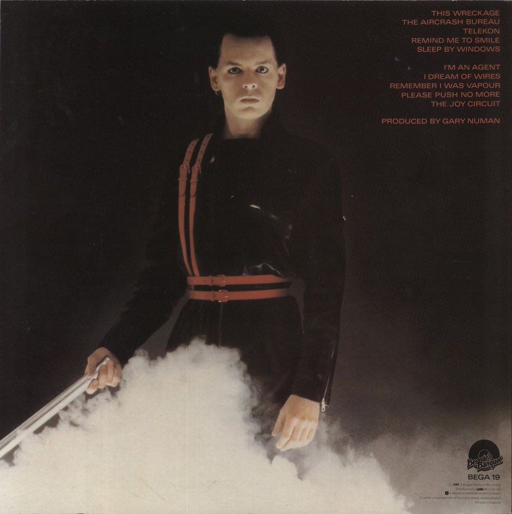 Gary Numan Telekon + 7"- VG Sleeve UK vinyl LP album (LP record)