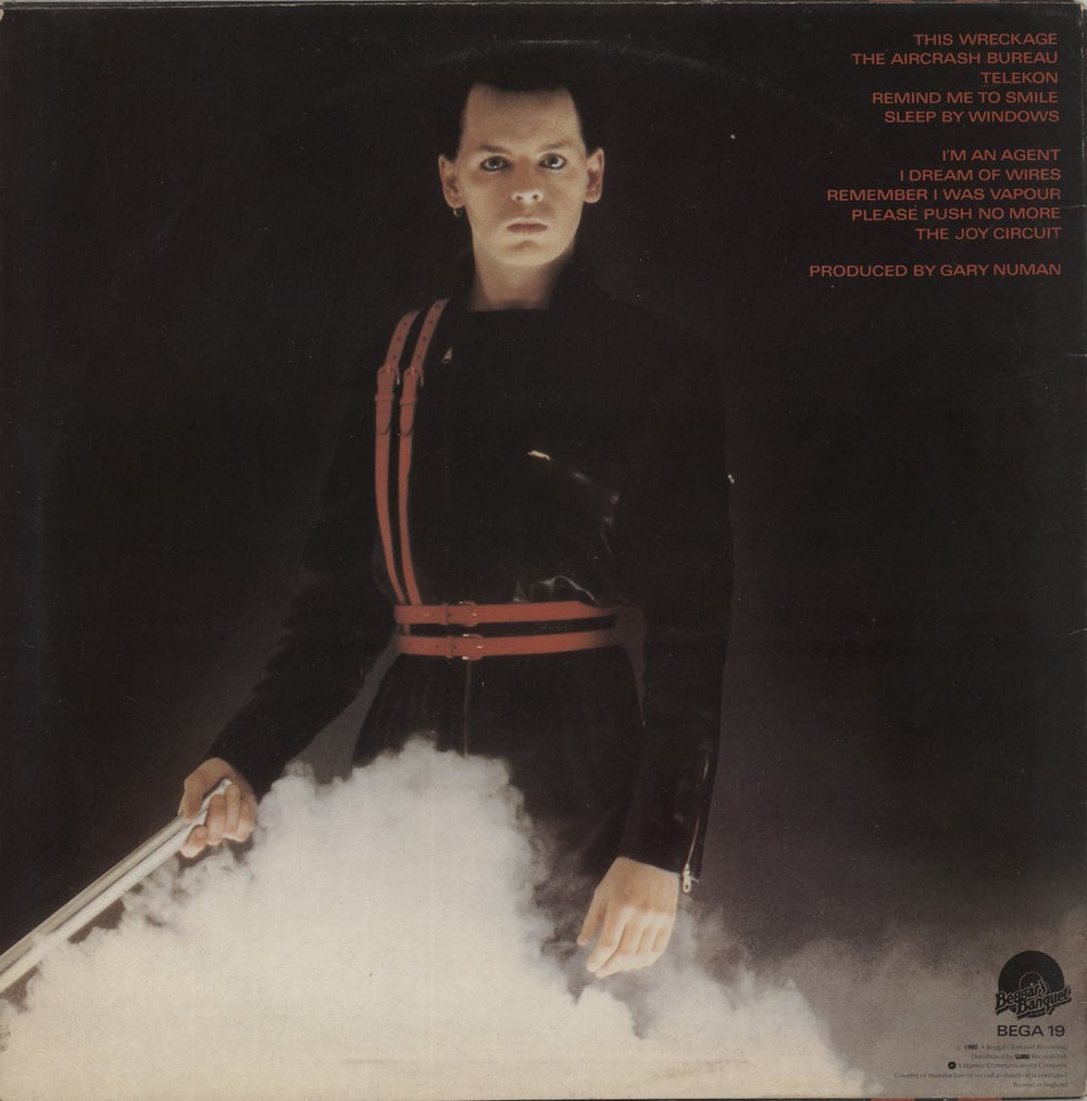 Gary Numan Telekon + Poster + Merch Insert UK vinyl LP album (LP record)