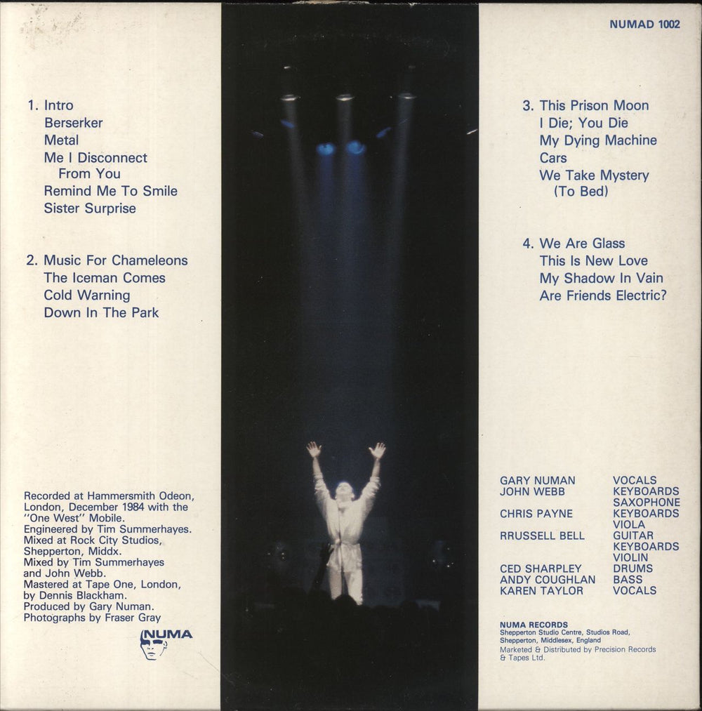 Gary Numan White Noise - EX UK 2-LP vinyl record set (Double LP Album)