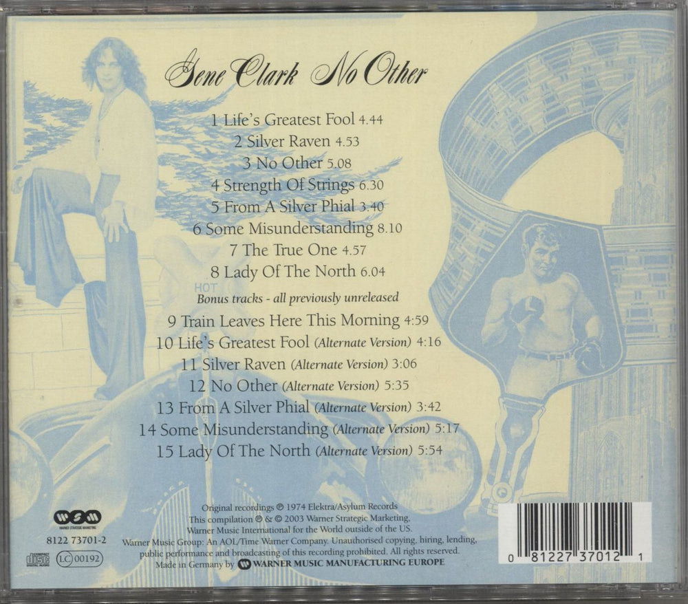 Gene Clark No Other UK CD album (CDLP) 081227370121