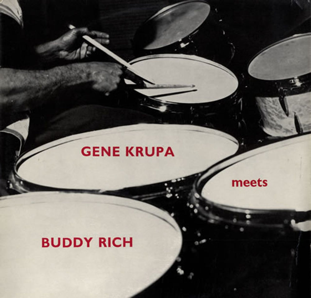 Gene Krupa Gene Krupa Meets Buddy Rich UK vinyl LP album (LP record) T248