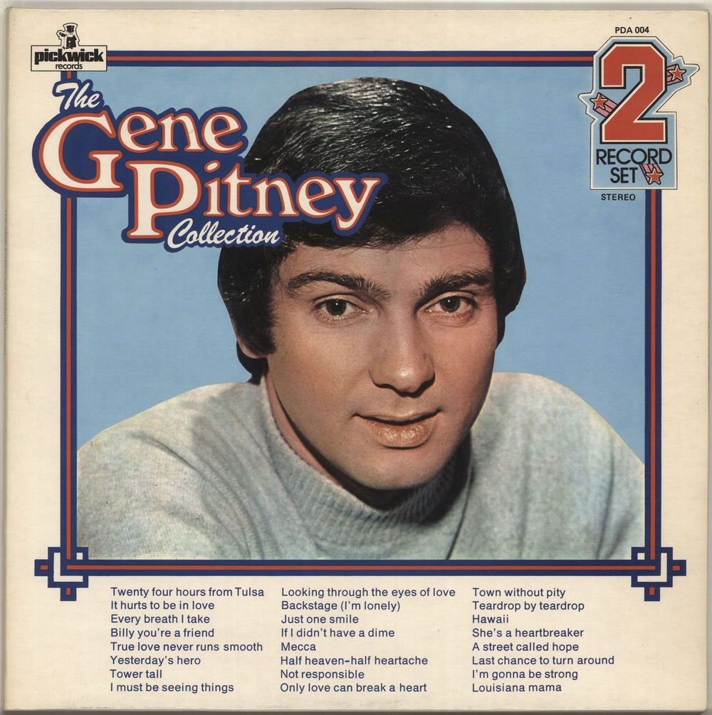 Gene Pitney The Gene Pitney Collection UK 2-LP vinyl record set (Double LP Album) PDA004