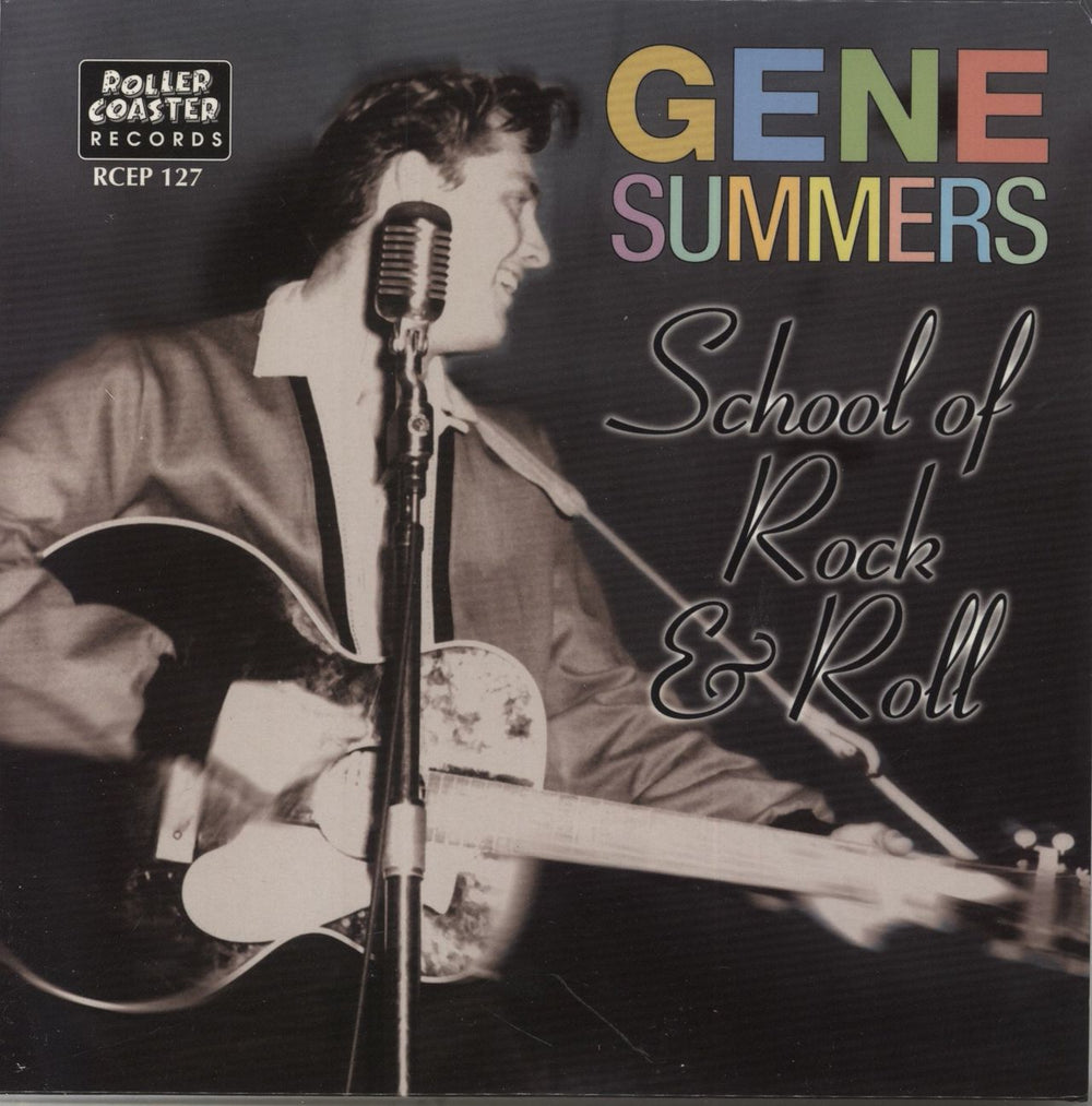 Gene Summers School Of Rock 'n Roll UK 7" vinyl single (7 inch record / 45) RCEP127