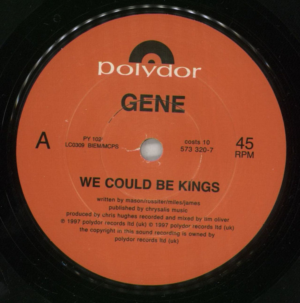 Gene We Could Be Kings UK 7" vinyl single (7 inch record / 45) G-E07WE82256