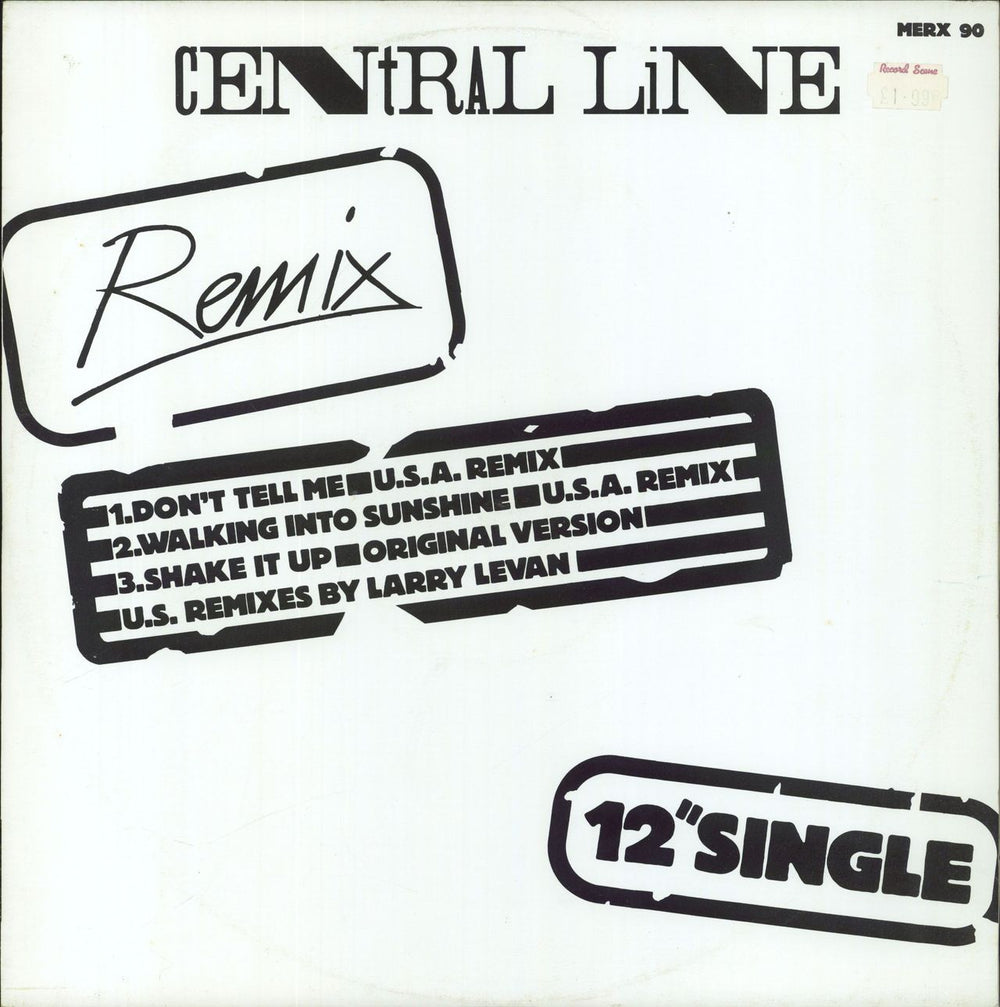 General Line Don't Tell Me (Remix) UK 12" vinyl single (12 inch record / Maxi-single) MERX90