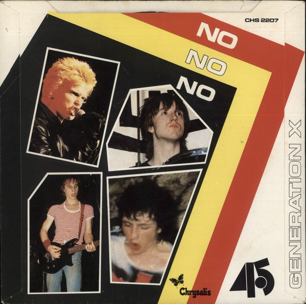 Generation X Ready Steady Go + Sleeve UK 7" vinyl single (7 inch record / 45)