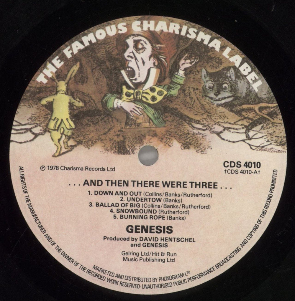 Genesis And Then There Were Three - 1st UK vinyl LP album (LP record) GENLPAN186440