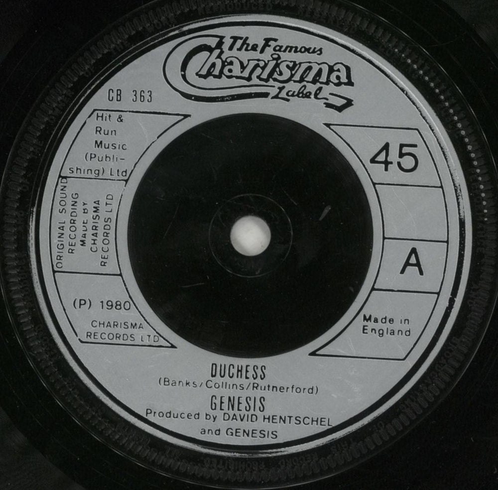 Genesis Duchess UK 7" vinyl single (7 inch record / 45) GEN07DU28130