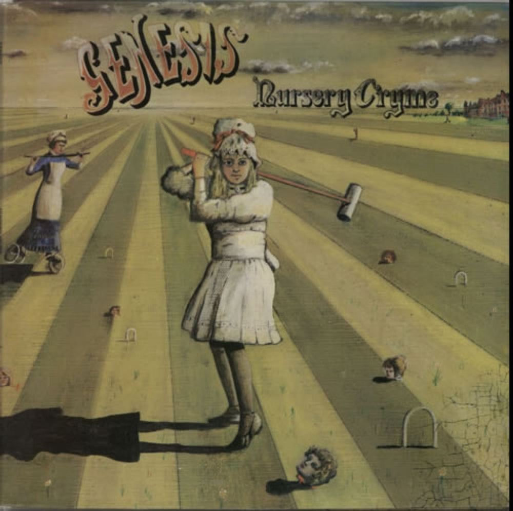 Genesis Nursery Cryme - 3rd UK vinyl LP album (LP record) CAS1052