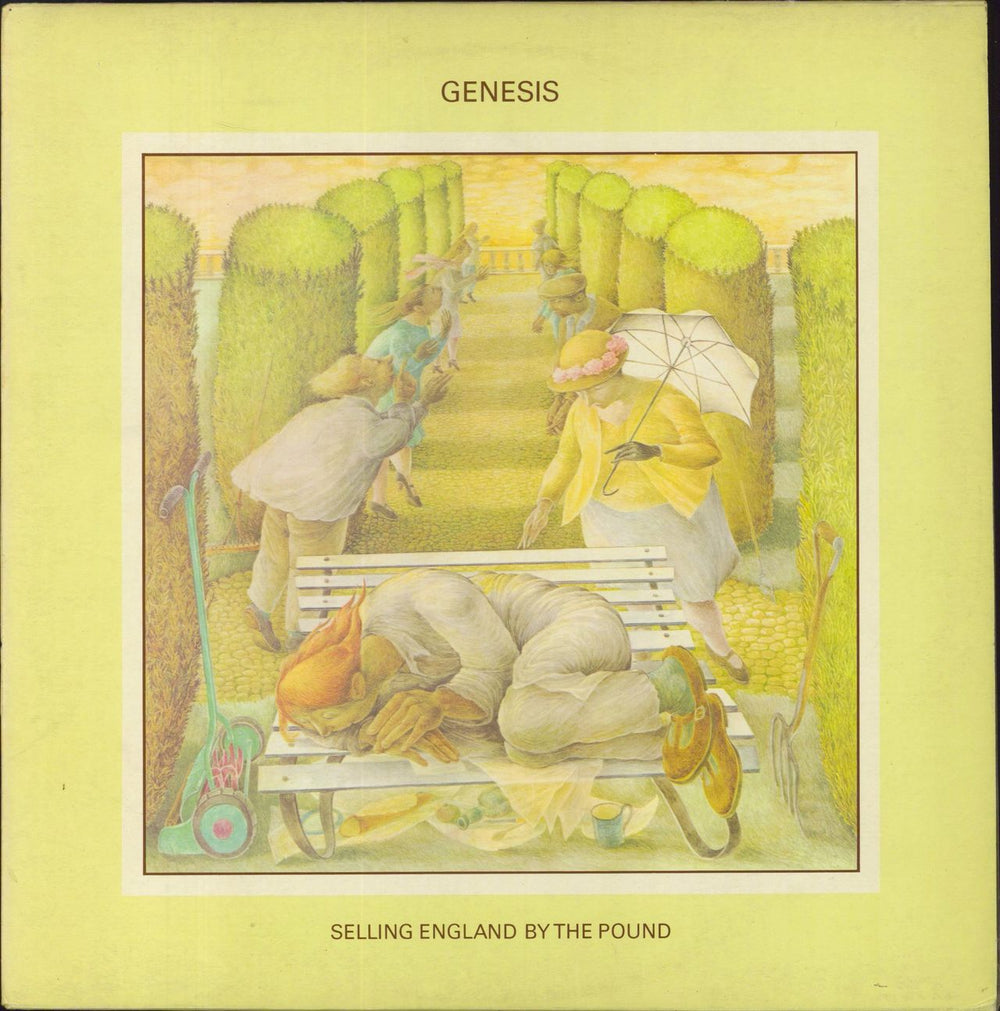 Genesis Selling England By The Pound - 3rd + Insert UK vinyl LP album (LP record) CAS1074