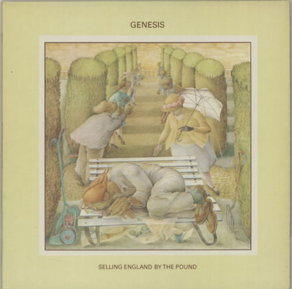 Genesis Selling England By The Pound - 4th + Insert UK vinyl LP album (LP record) CAS1074