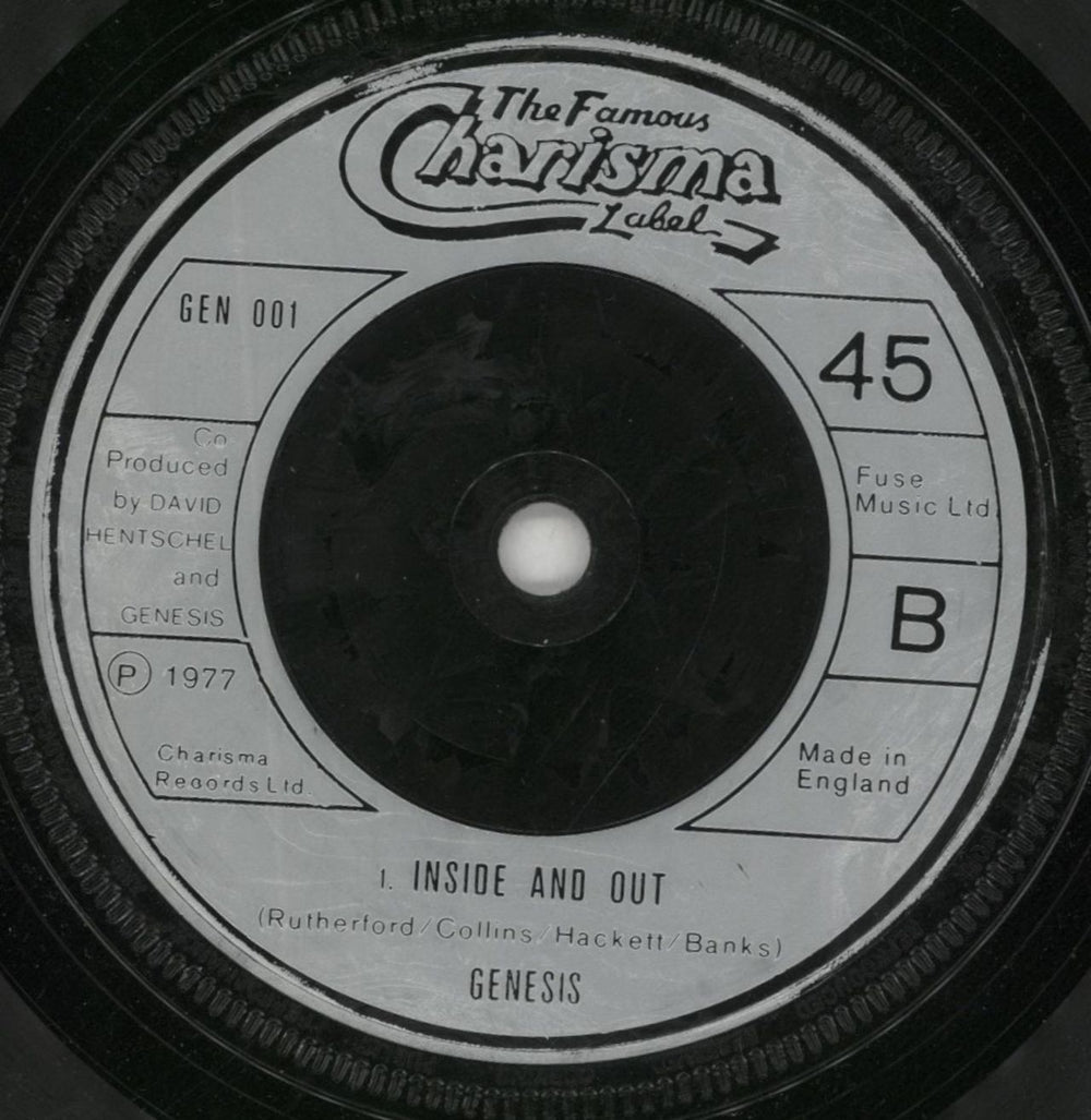 Genesis Spot The Pigeon EP - injection UK 7" vinyl single (7 inch record / 45)