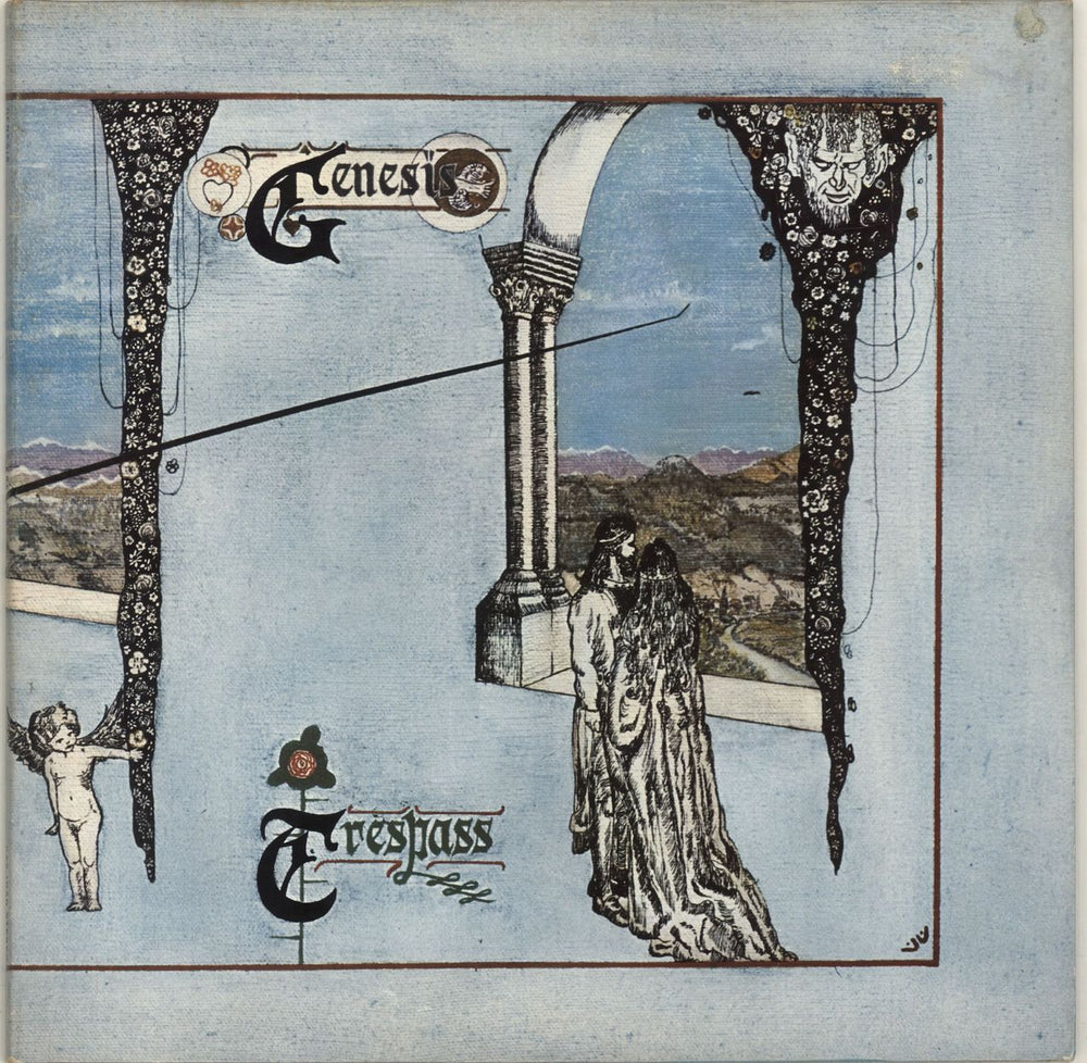 Genesis Trespass - 4th UK vinyl LP album (LP record) CAS1020