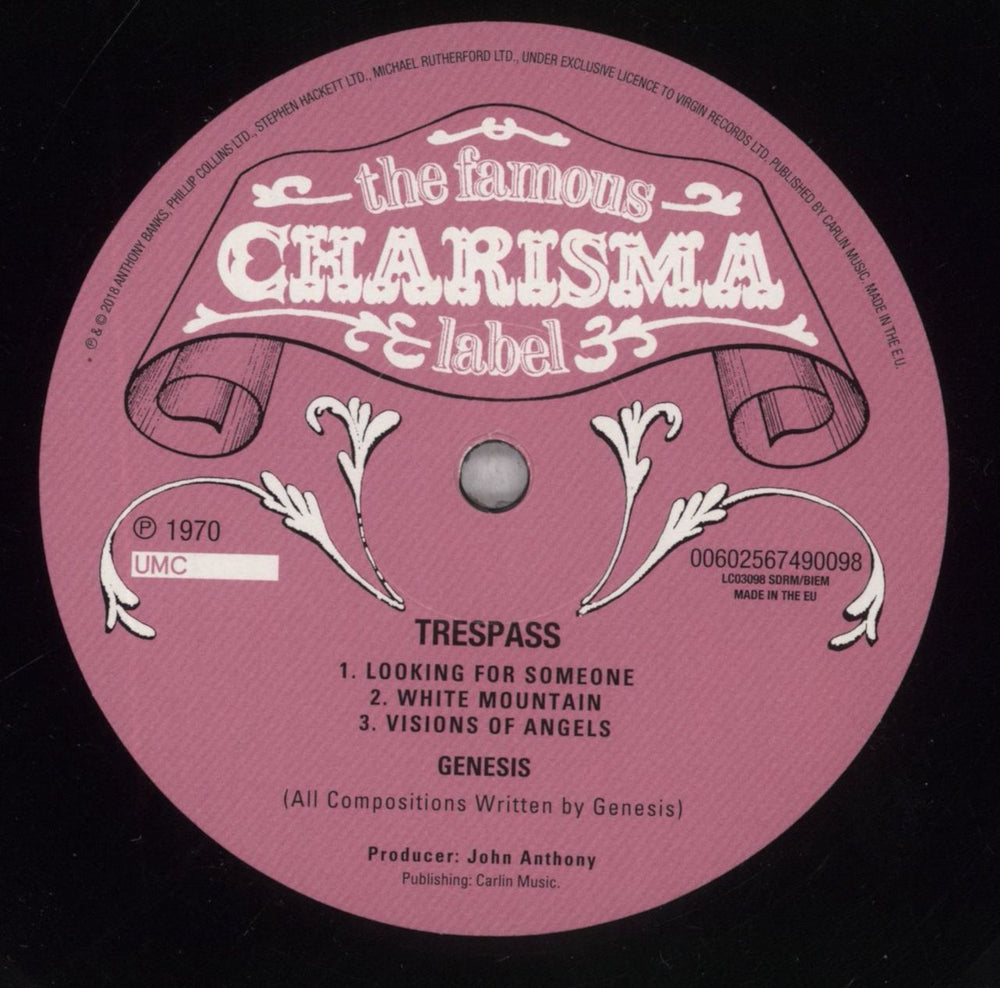 Genesis Trespass: Half-Speed Mastered - 180 Gram Vinyl UK vinyl LP album (LP record) GENLPTR839470