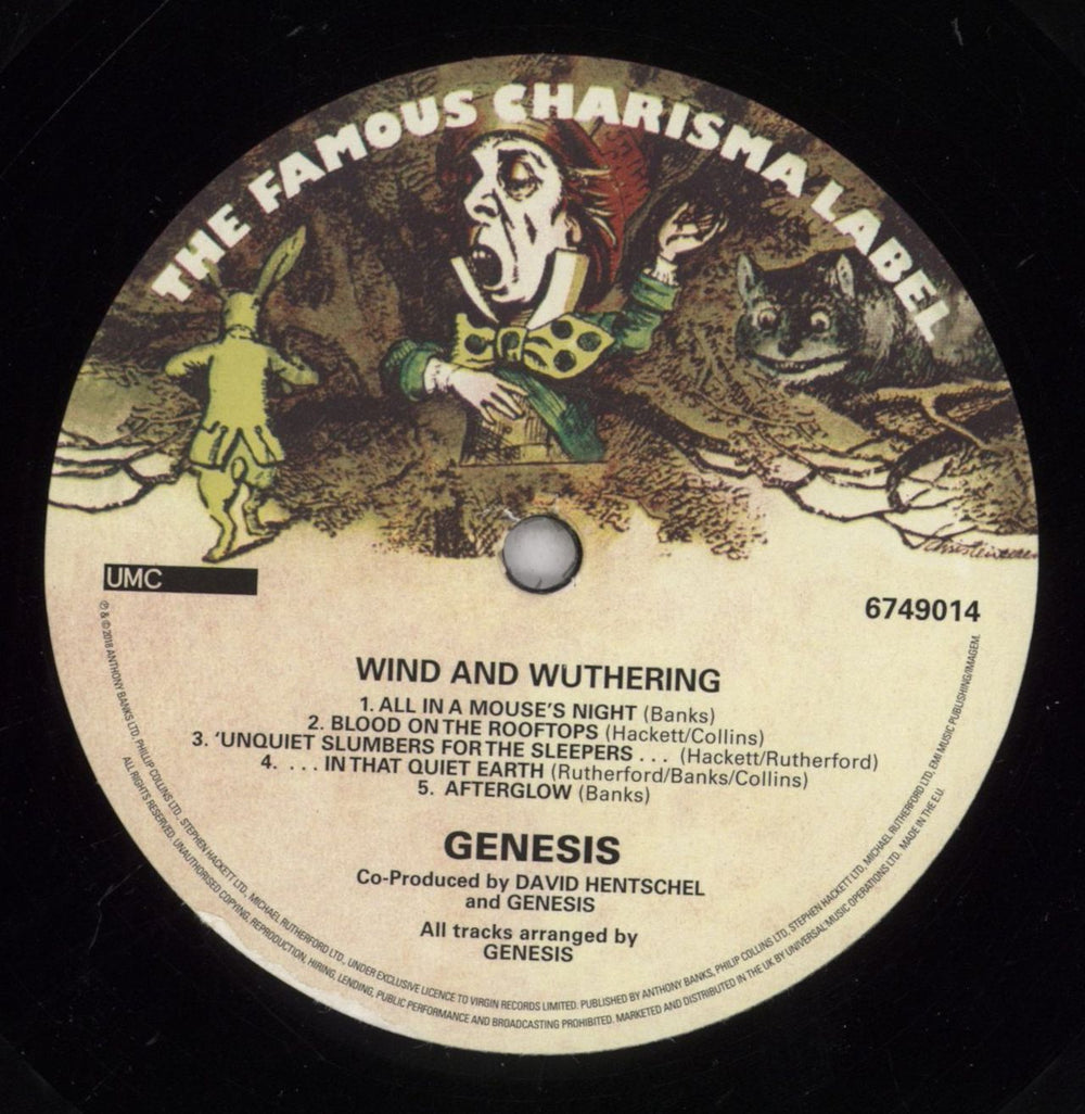 Genesis Wind & Wuthering: Remastered - 180 Gram Vinyl UK vinyl LP album (LP record) GENLPWI839445