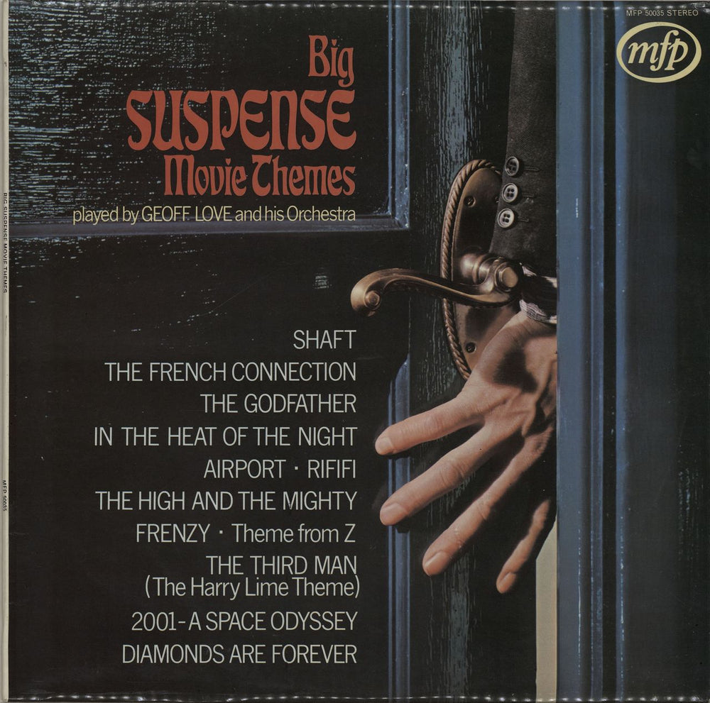 Geoff Love Big Suspense Movie Themes UK vinyl LP album (LP record) MFP50035