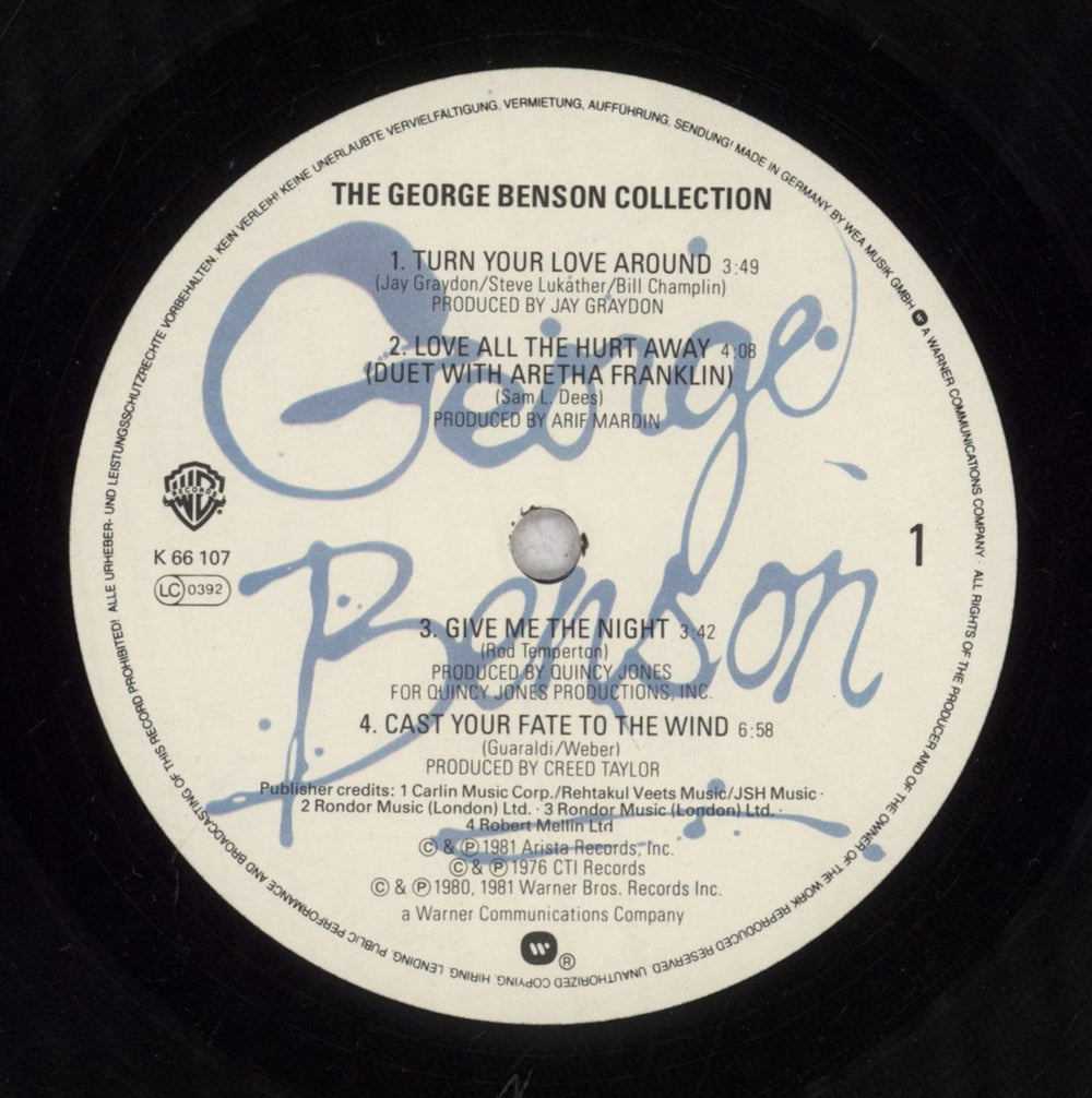 George Benson The George Benson Collection German 2-LP vinyl record set (Double LP Album) GBE2LTH845755