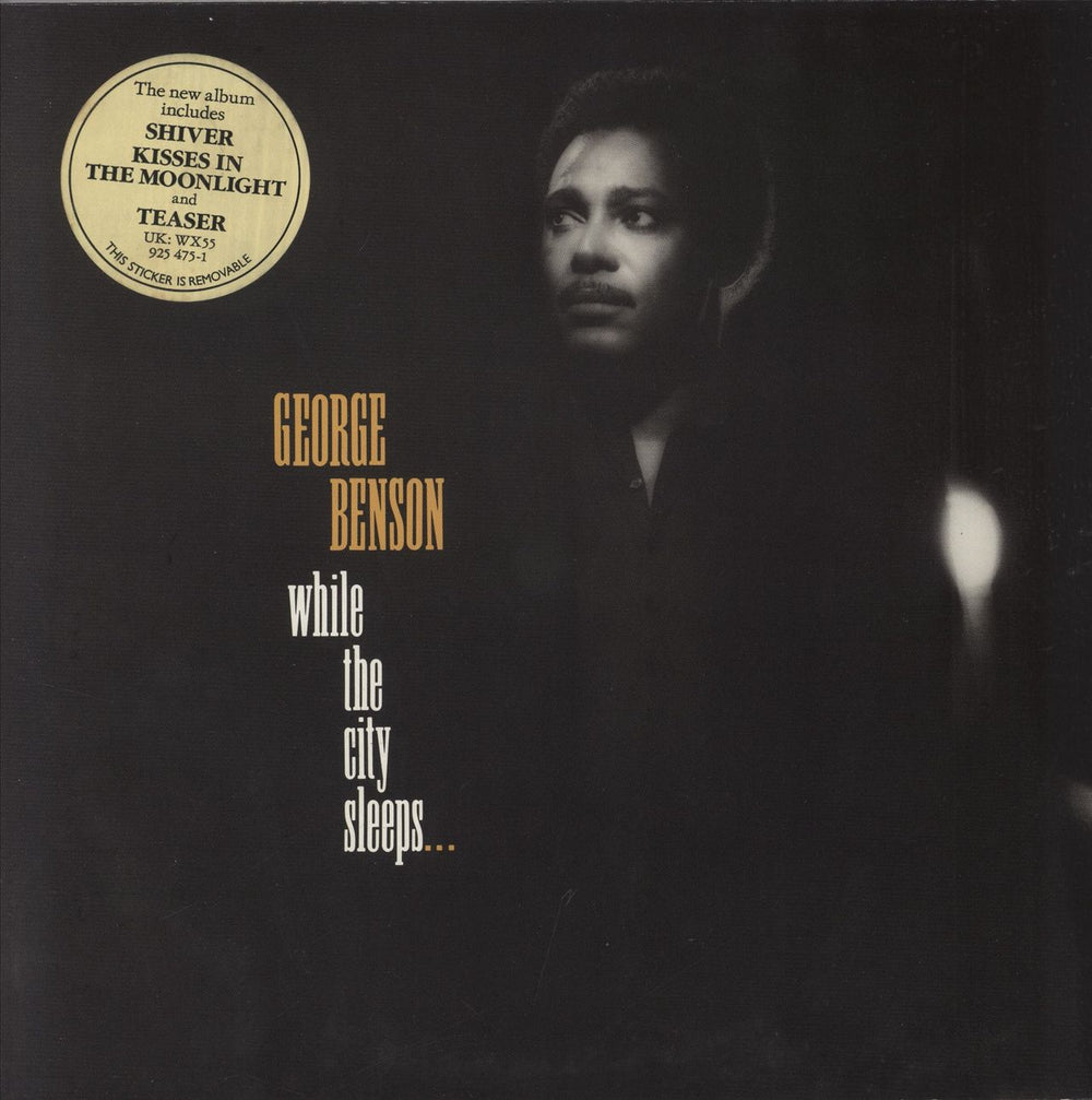 George Benson While The City Sleeps... + Hype Sticker UK vinyl LP album (LP record) WX55