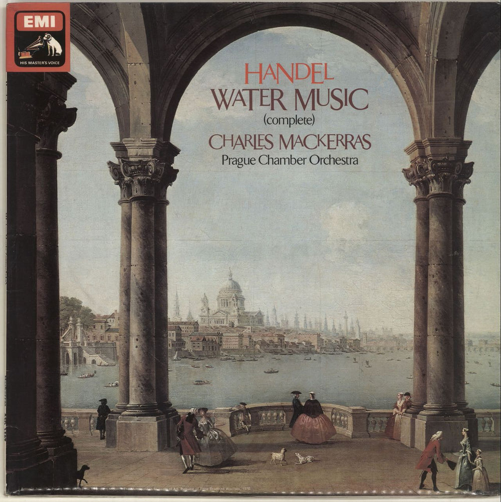 George Frideric Handel Water Music UK vinyl LP album (LP record) ASD3597