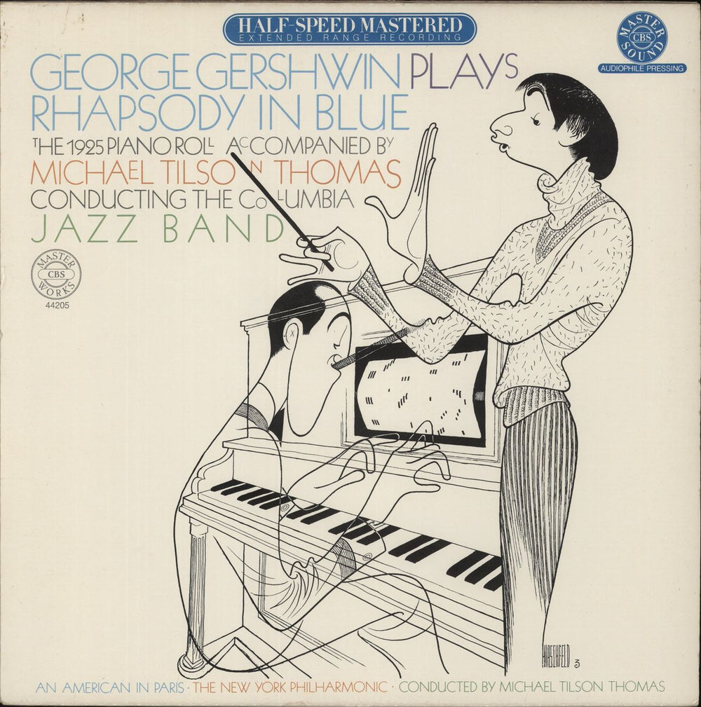 George Gershwin Plays Rhapsody In Blue US vinyl LP album (LP record) HM44205