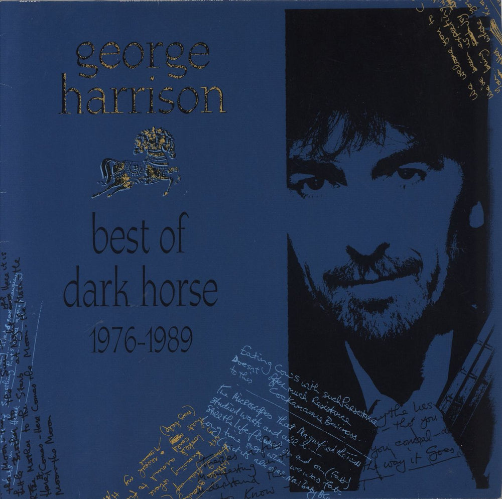 George Harrison Best Of Dark Horse 1976-1989 - EX UK vinyl LP album (LP record) WX312