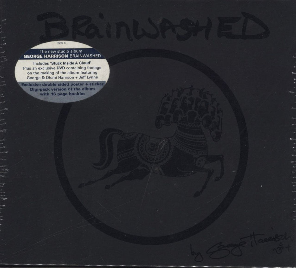 George Harrison Brainwashed - Sealed UK 2-disc CD/DVD set 437470