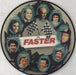 George Harrison Faster + Insert - EX UK 7" vinyl picture disc (7 inch picture disc single) K17423P